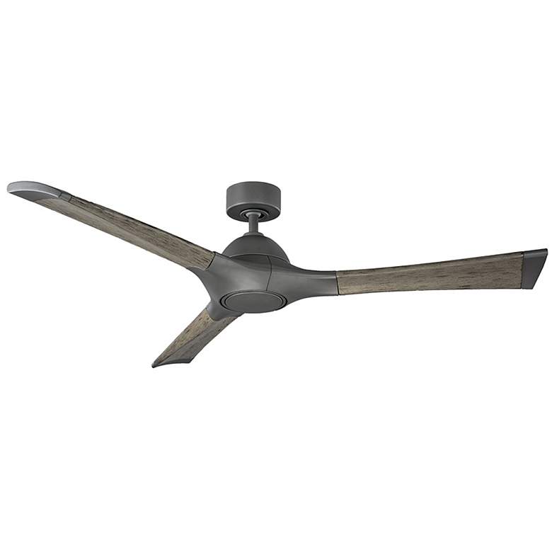 Image 4 60" Modern Forms Woody Graphite LED Wet Rated Smart Ceiling Fan more views