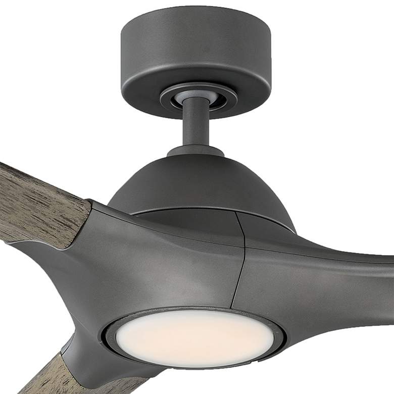 Image 5 60" Modern Forms Woody Graphite LED Wet Rated Smart Ceiling Fan more views