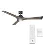 60" Modern Forms Woody Graphite LED Wet Rated Smart Ceiling Fan