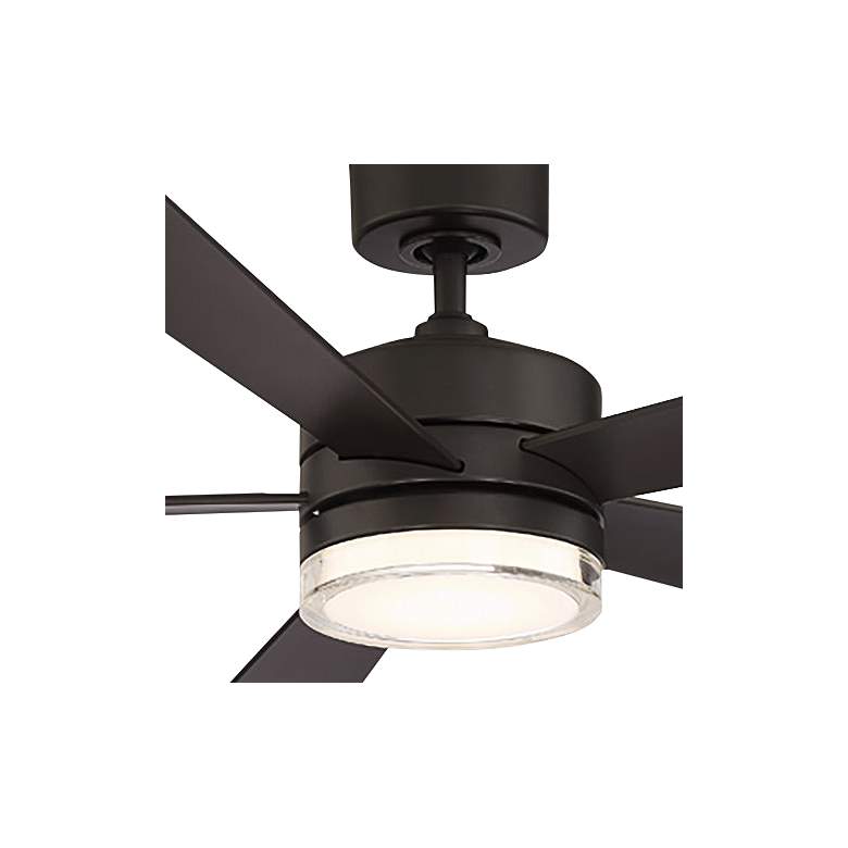 Image 2 60" Modern Forms Wynd Bronze 3500K LED Smart Ceiling Fan more views