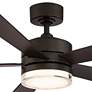 60" Modern Forms Wynd Bronze Wet Rated LED Smart Ceiling Fan