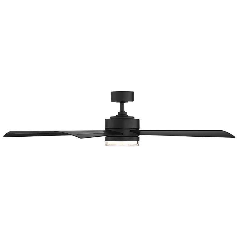Image 7 60 inch Modern Forms Wynd Matte Black 2700K LED Smart Ceiling Fan more views