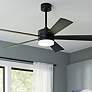 2_60" Modern Forms Wynd Matte Black LED Smart Ceiling Fan