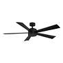 5_60" Modern Forms Wynd Matte Black LED Smart Ceiling Fan more views