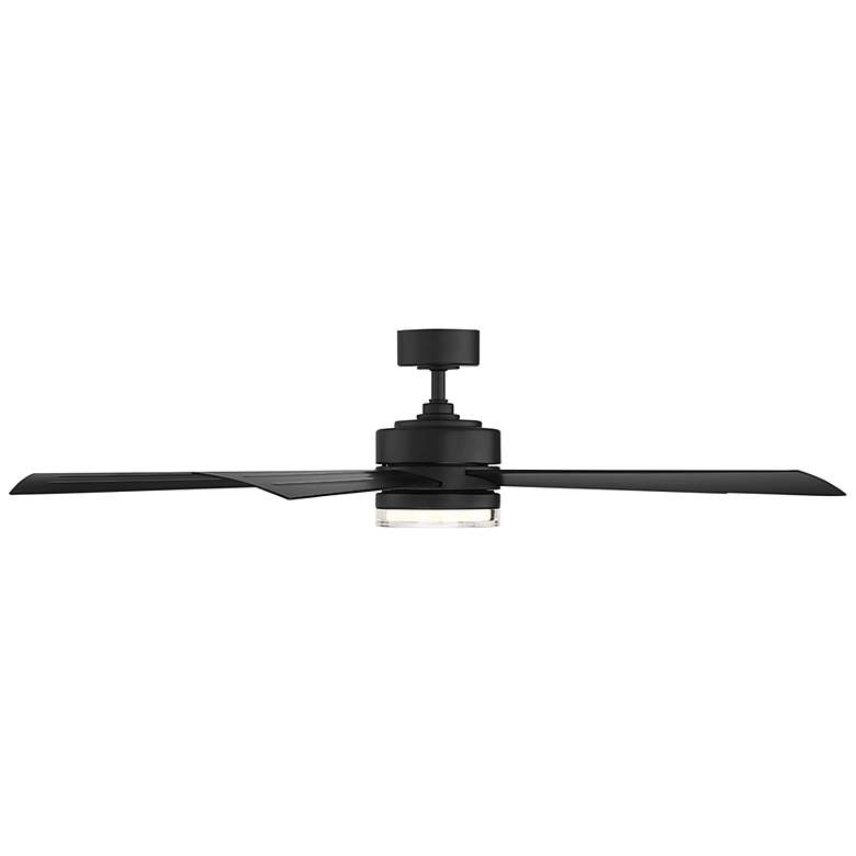 Image 6 60 inch Modern Forms Wynd Matte Black LED Smart Ceiling Fan more views