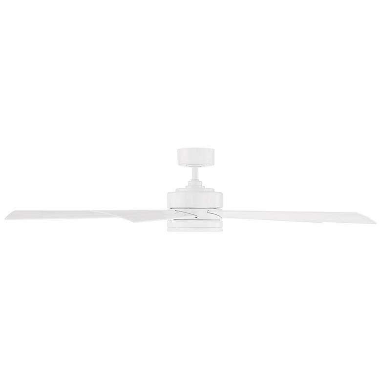 Image 5 60 inch Modern Forms Wynd Matte White 2700K LED Smart Ceiling Fan more views