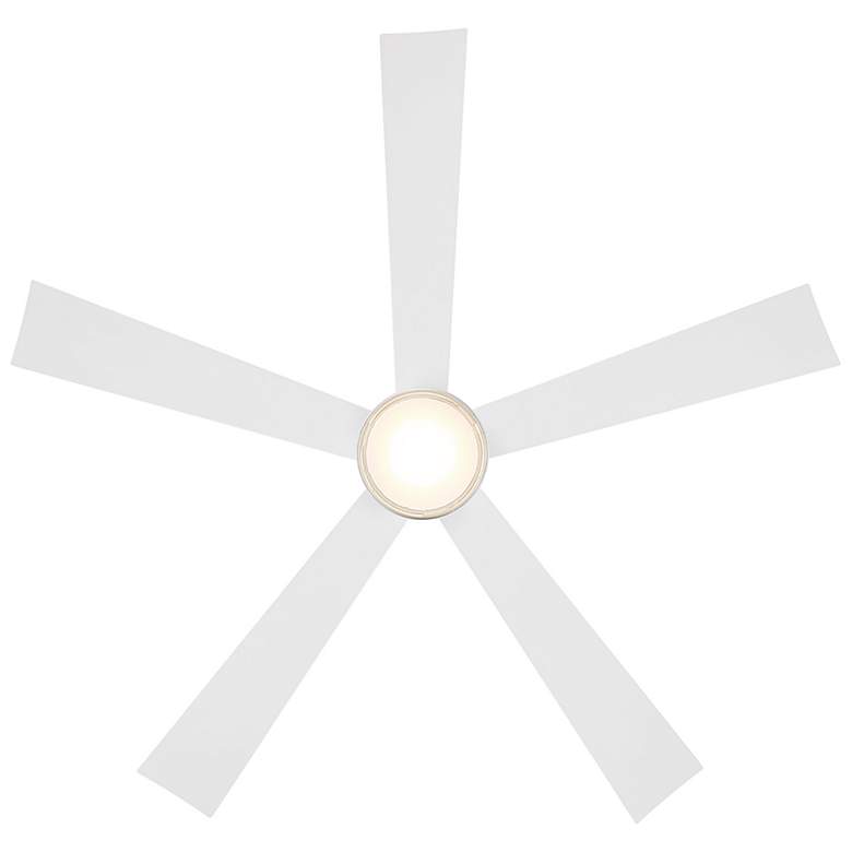 Image 6 60 inch Modern Forms Wynd Matte White 2700K LED Smart Ceiling Fan more views