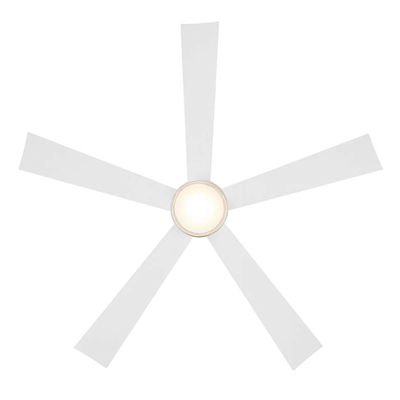 Image 6 60 inch Modern Forms Wynd Matte White Wet Location LED Smart Ceiling Fan more views