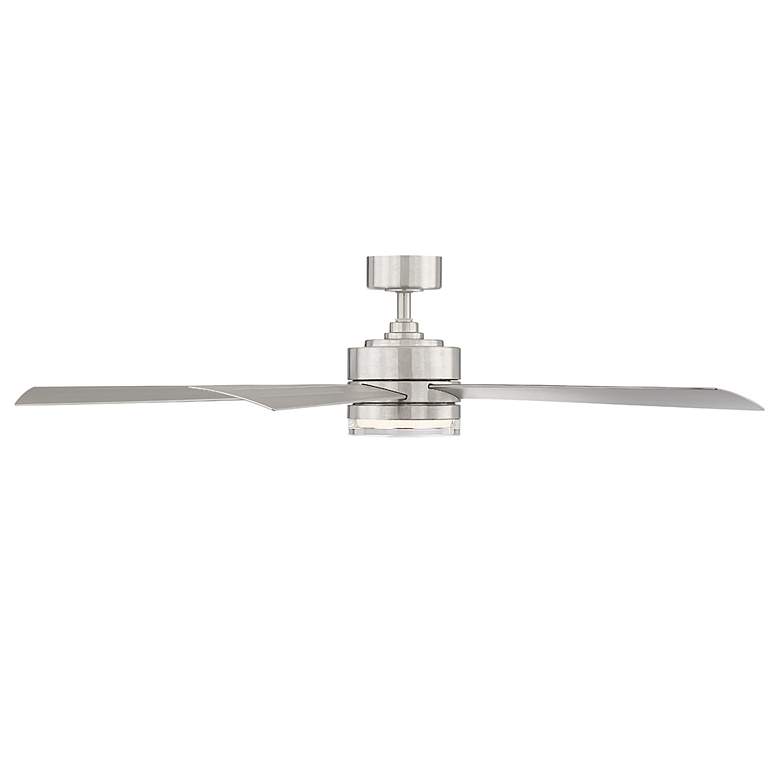 Image 4 60 inch Modern Forms Wynd Stainless Steel 2700K LED Smart Ceiling Fan more views