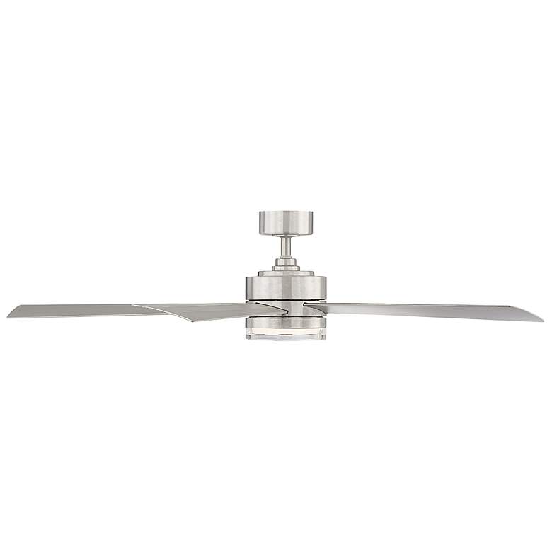 Image 5 60" Modern Forms Wynd Stainless Steel 2700K LED Smart Ceiling Fan more views