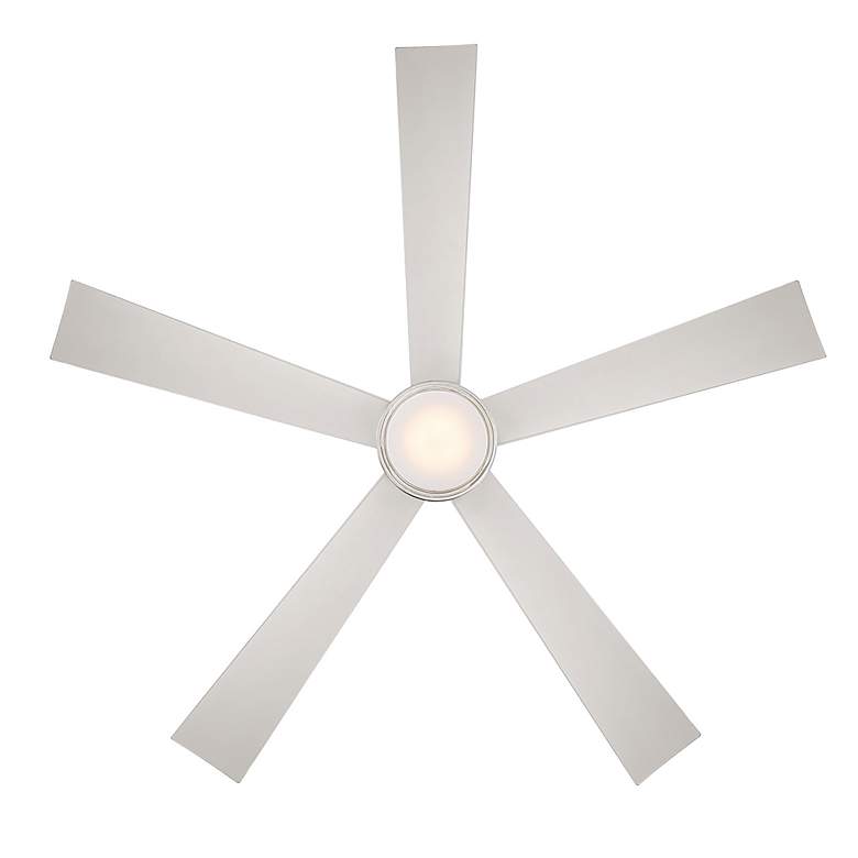 Image 5 60 inch Modern Forms Wynd Stainless Steel 2700K LED Smart Ceiling Fan more views