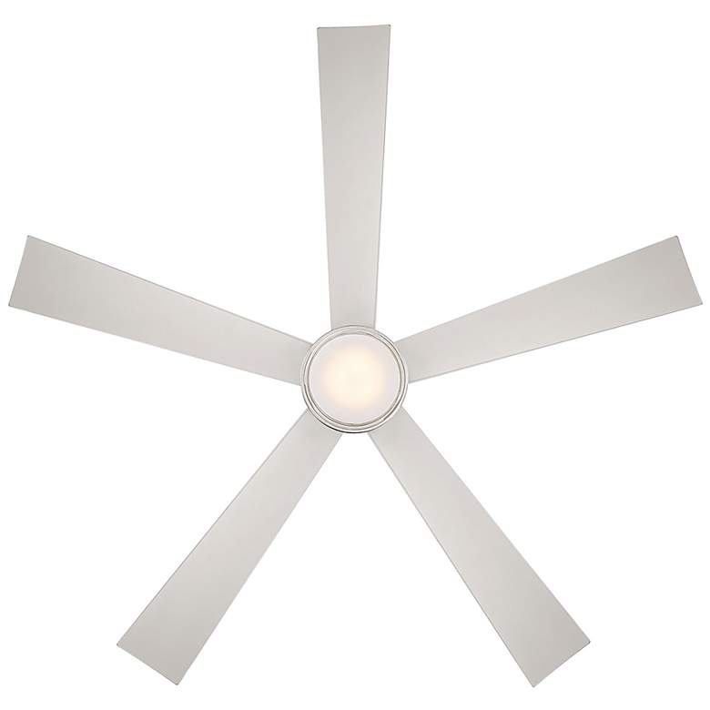 Image 6 60" Modern Forms Wynd Stainless Steel 2700K LED Smart Ceiling Fan more views
