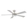 3_60" Modern Forms Wynd Stainless Steel LED Ceiling Fan more views