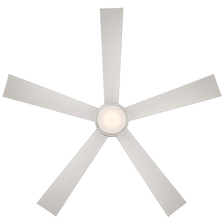 Image 6 60" Modern Forms Wynd Stainless Steel LED Ceiling Fan more views