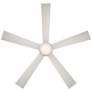 60" Modern Forms Wynd Steel Wet Location 3500k LED Smart Ceiling Fan