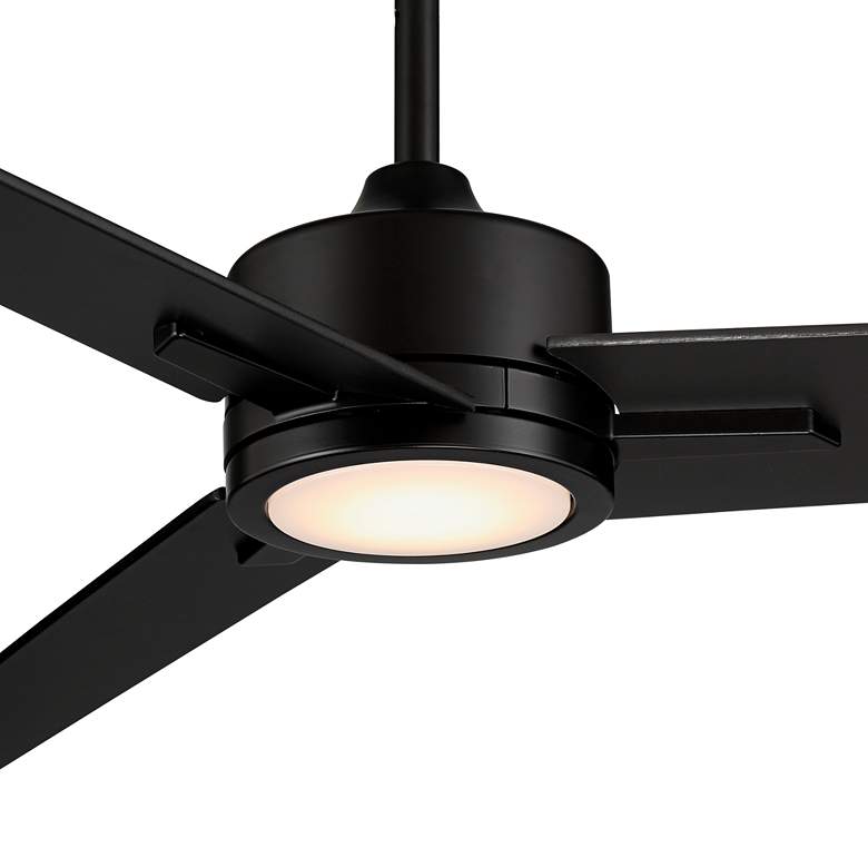 Image 4 60 inch Monte Largo Matte Black Modern LED Ceiling Fan with Remote more views