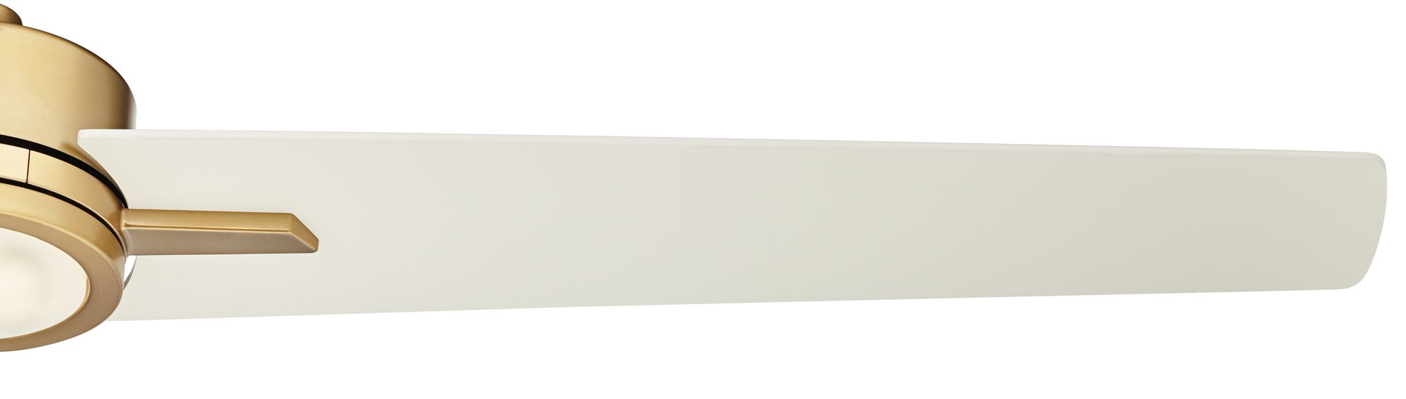 Image 4 60" Monte Largo Soft Brass LED Bond Bridge Ceiling Fan with Remote more views