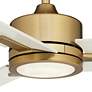Thumbnail3 of 60" Monte Largo Soft Brass LED Ceiling Fan with Remote Control more views