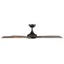 3_60" Mykonos Bronze 2700K LED Ceiling Fan w/ Barn Wood Blades more views