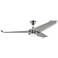 60" Orville Brushed Steel - Silver LED Damp Ceiling Fan