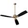 60" Oxygen Juno Aged Brass Ceiling Fan