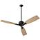 60" Oxygen Juno Black Ceiling Fan