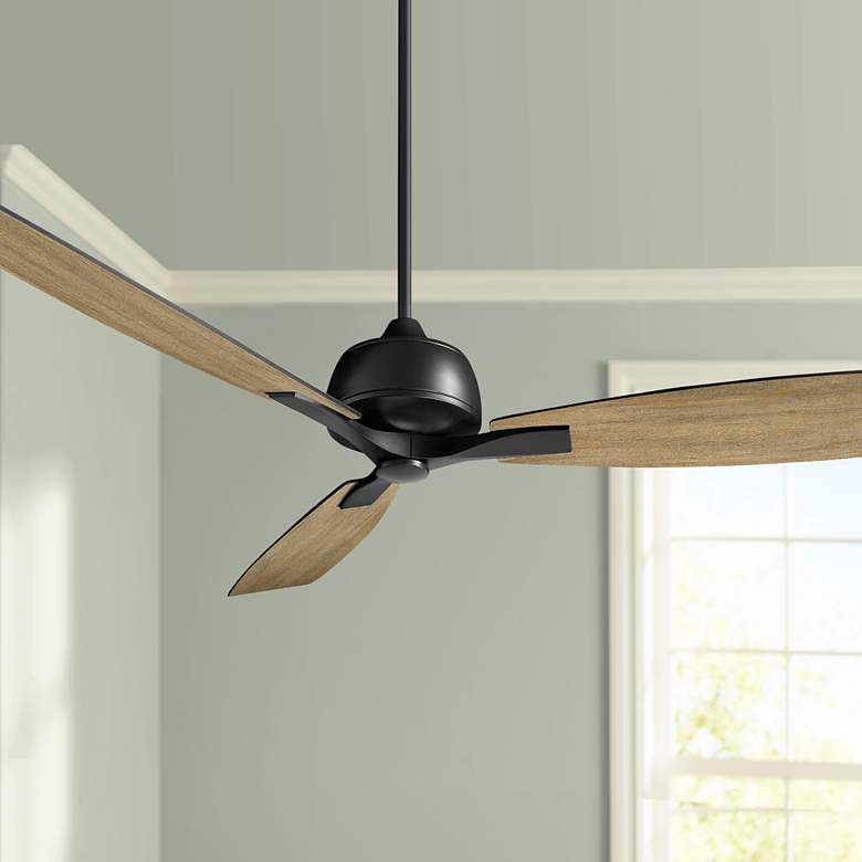 Image 1 60" Oxygen Juno Black Ceiling Fan