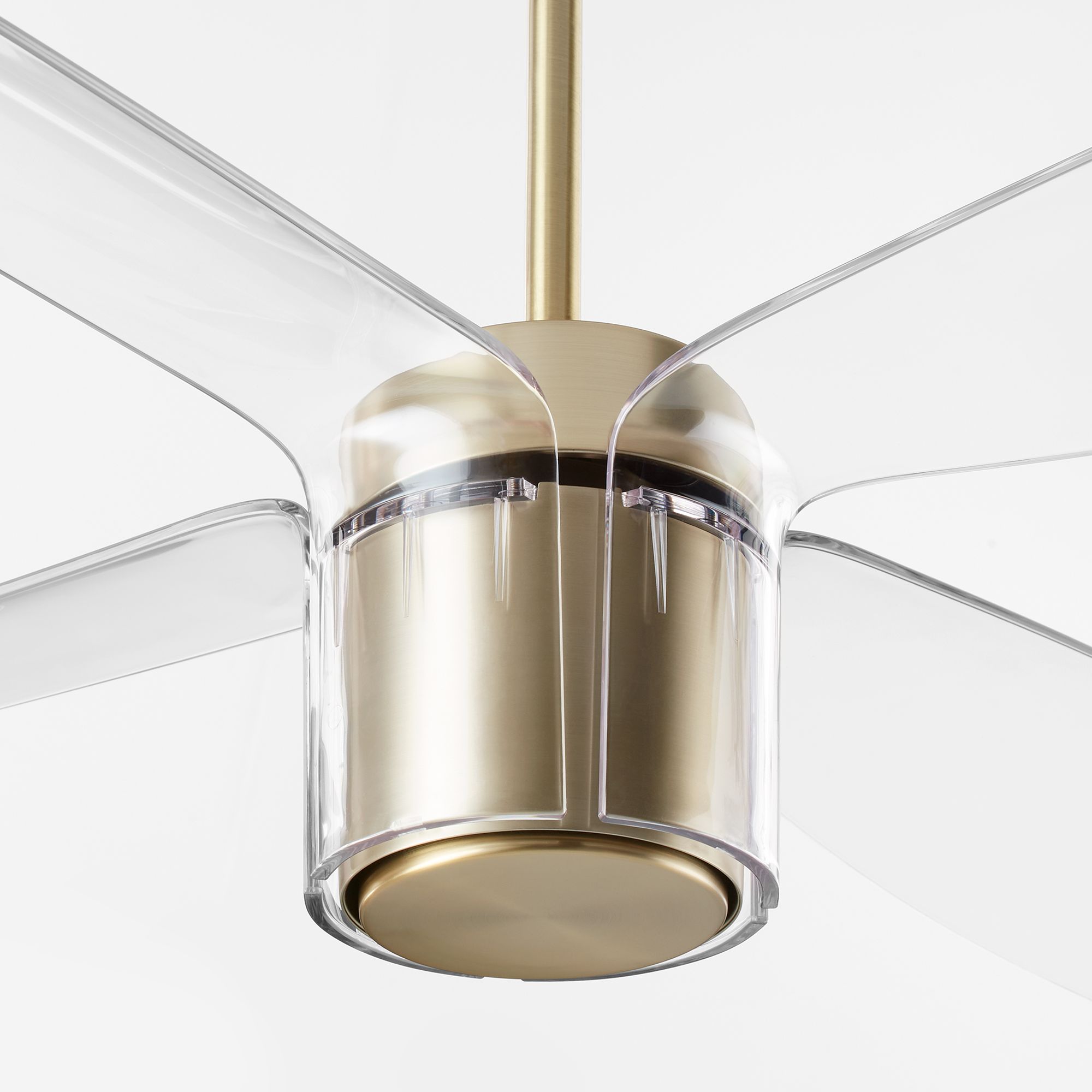 Image 2 60" Oxygen Samaran Brass Damp Ceiling Fan with Wall Control more views