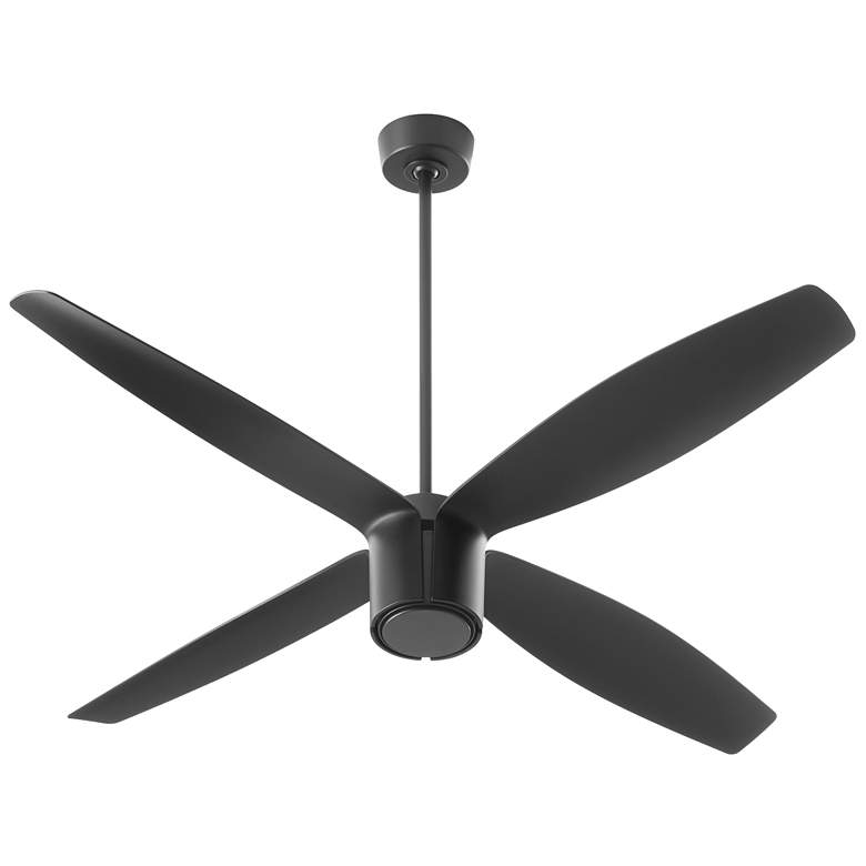 Image 1 60" Oxygen Smaraan Black Damp Rated Ceiling Fan with Wall Control