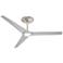 60" Ozone® LED Brushed Nickel Ceiling Fan - 12" Extension