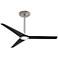60" Ozone® LED Brushed Nickel Ceiling Fan - 24" Extension