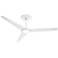 60" Ozone® LED White Ceiling Fan - 12" Extension