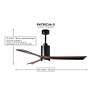 2_60" Patricia-3 Gloss White LED Ceiling Fan w/ White Blades more views