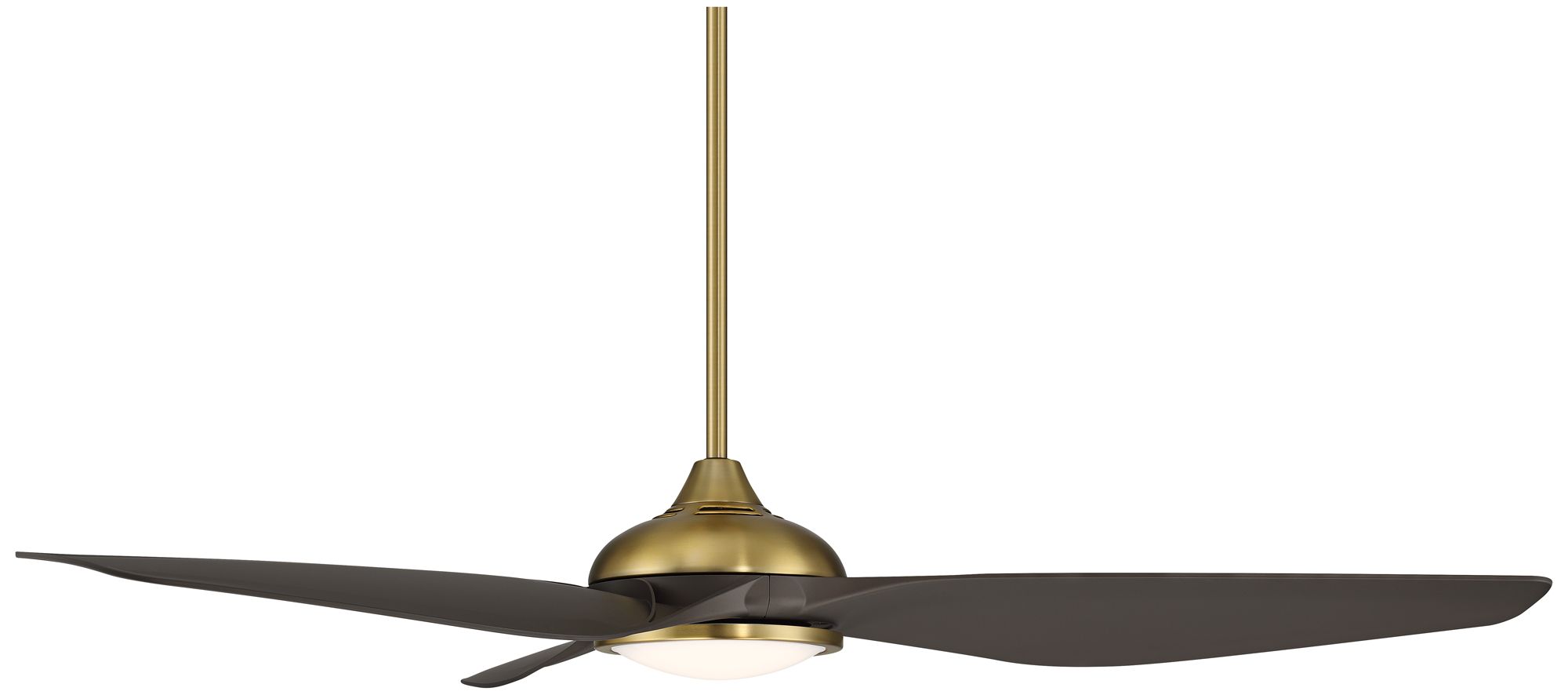 Image 4 60" Possini Euro Dark Vader Brass Bronze Damp Remote LED Ceiling Fan more views