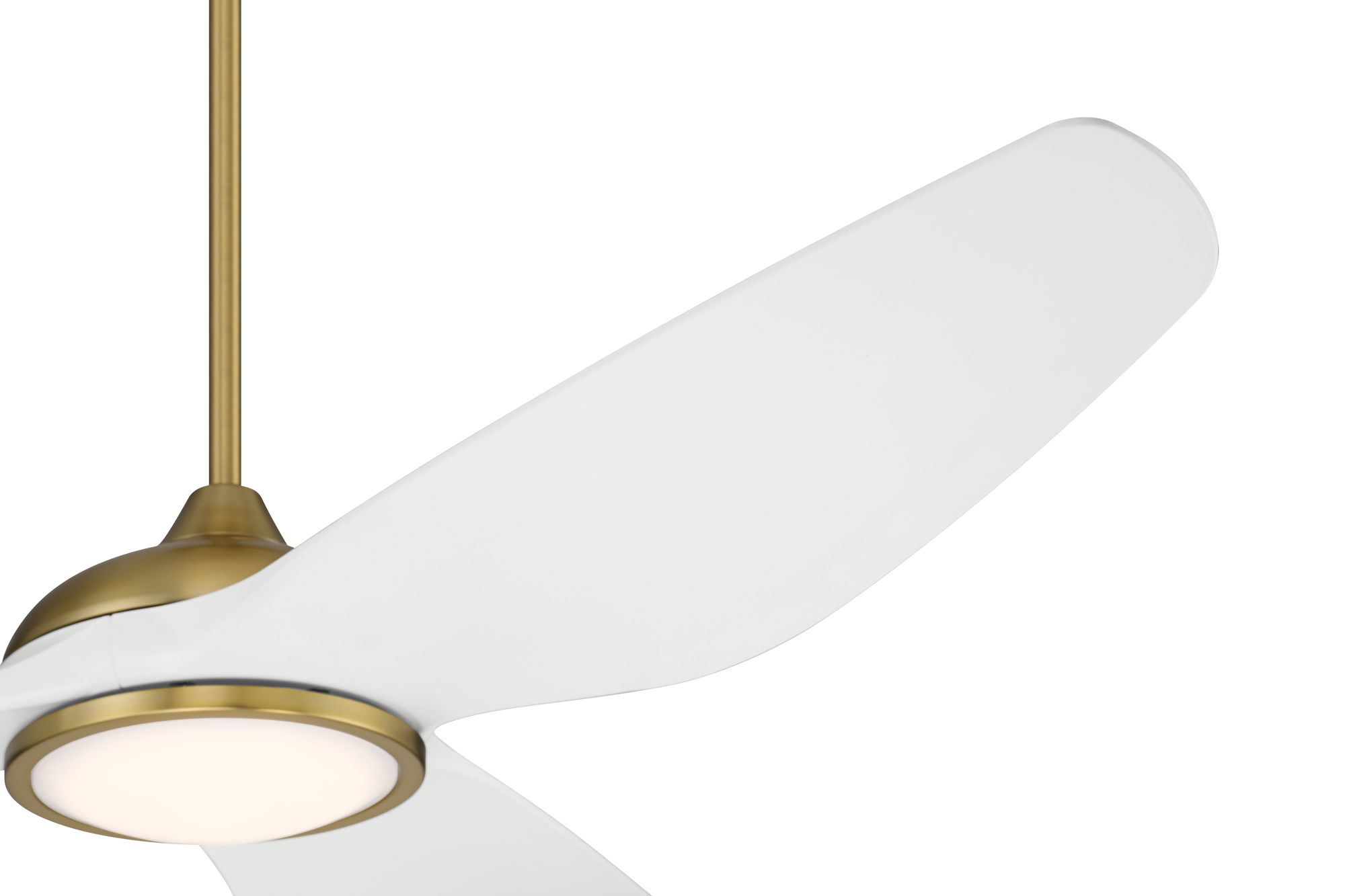 Image 3 60" Possini Euro Dark Vader Soft Brass Damp Remote LED Ceiling Fan more views
