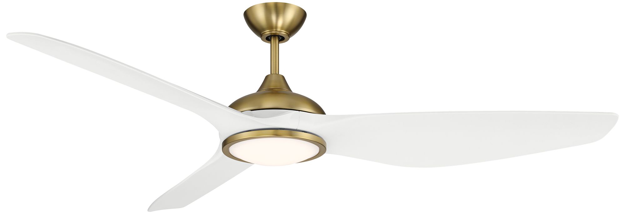 Image 7 60" Possini Euro Dark Vader Soft Brass Damp Remote LED Ceiling Fan more views