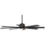 7_60" Possini Euro Defender Bronze Black LED Ceiling Fan with Remote more views