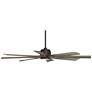6_60" Possini Euro Defender Bronze Oak LED Ceiling Fan with Remote more views