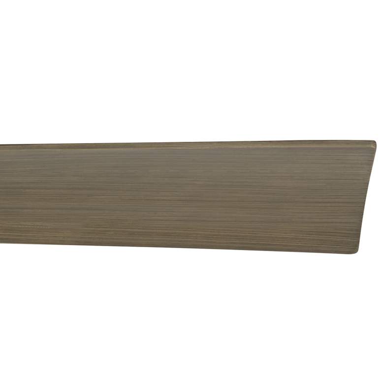 Image 4 60" Possini Euro Defender Matte Black Weathered Oak Damp Ceiling Fan more views