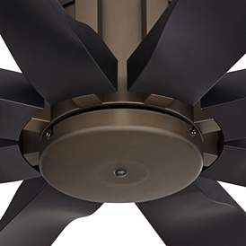 Image3 of 60" Possini Euro Defender Oil Rubbed Bronze Ceiling Fan with Remote more views