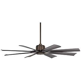 Image5 of 60" Possini Euro Defender Oil Rubbed Bronze Ceiling Fan with Remote more views