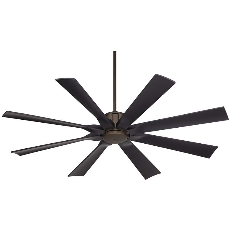 Image 6 60" Possini Euro Defender Oil Rubbed Bronze Ceiling Fan with Remote more views
