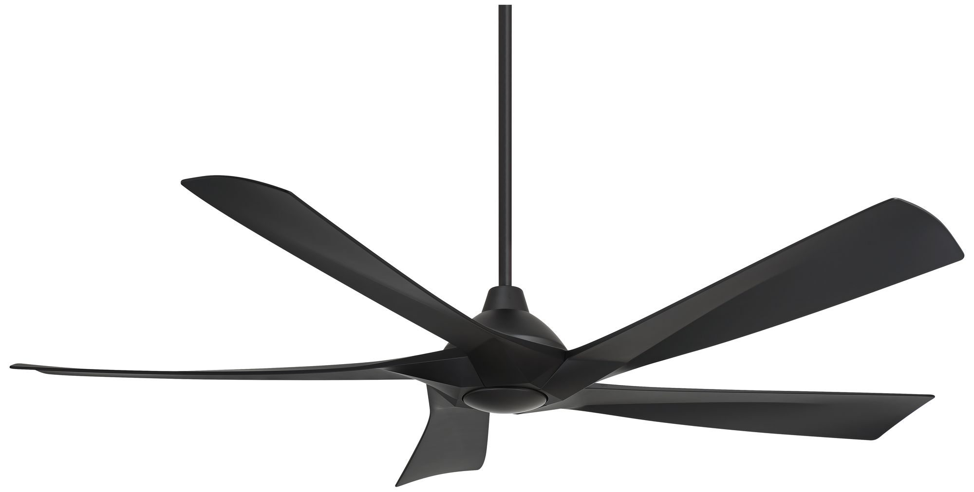 Watch A Video About the 60 Possini Euro Eloquent Matte Black Damp LED Remote Ceiling Fan