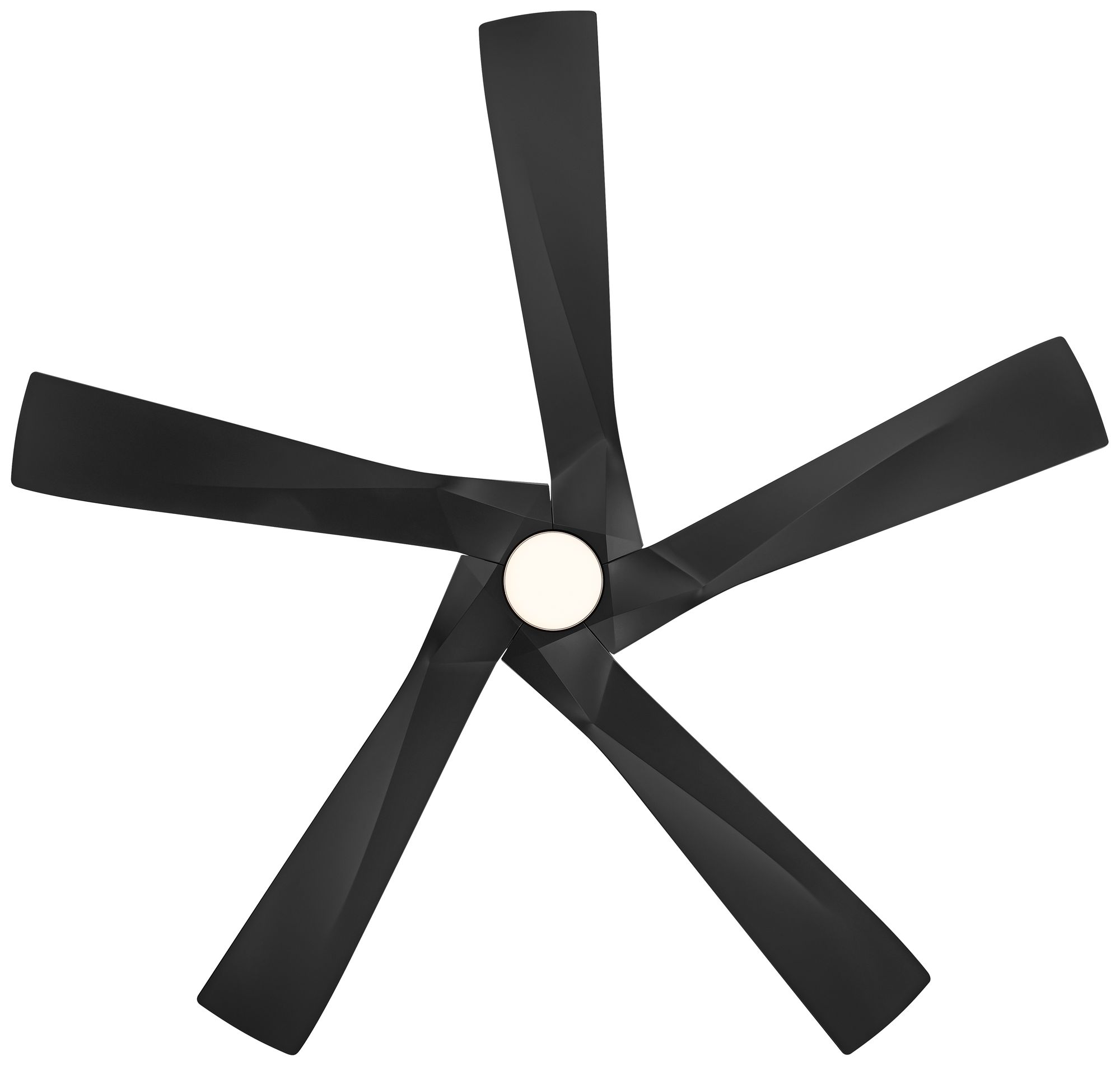 60" Possini Euro Eloquent Soft Brass Damp LED Remote Ceiling Fan