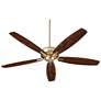 1_60" Quorum Breeze Aged Brass Ceiling Fan