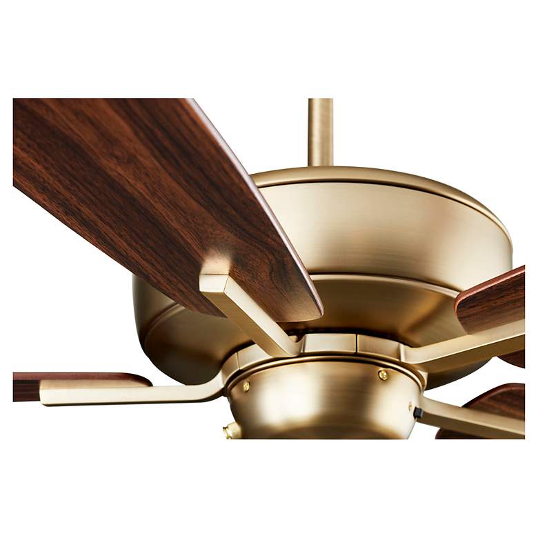 Image 2 60" Quorum Breeze Aged Brass Ceiling Fan more views