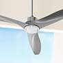 60" Quorum Kress Satin Nickel Modern Ceiling Fan with Wall Control