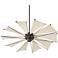 60" Quorum Mykonos Oiled Bronze Ceiling Fan