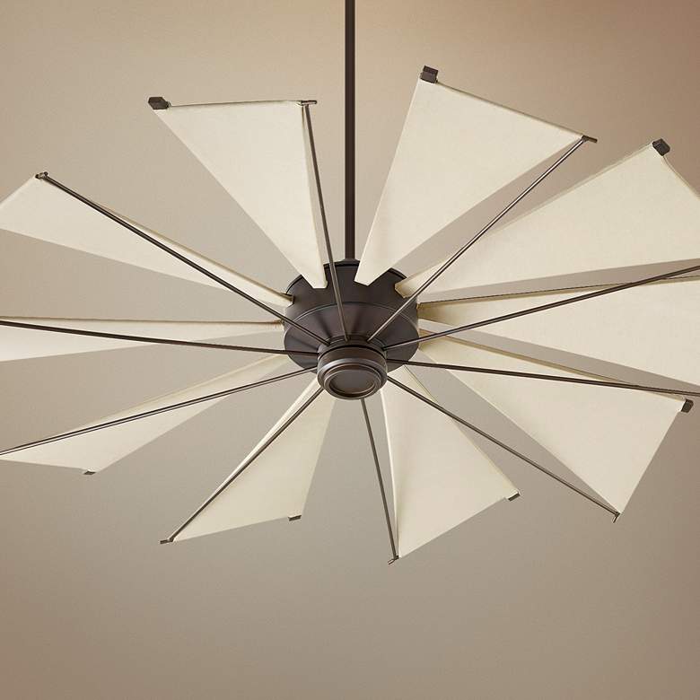 Image 1 60 inch Quorum Mykonos Oiled Bronze Ceiling Fan