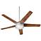 60" Quorum Westland Galvanized LED Patio Ceiling Fan with Remote